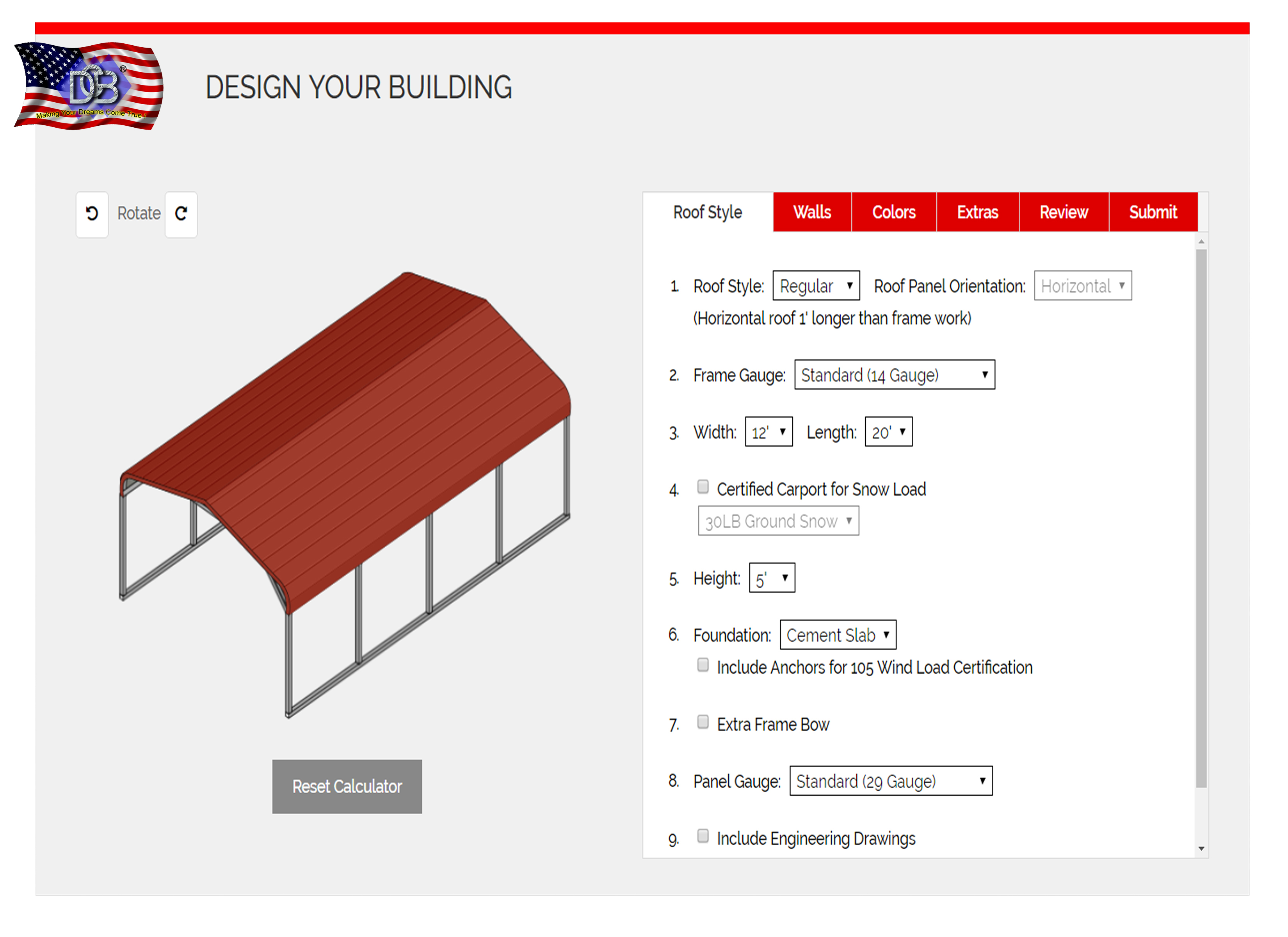 Design your own building image